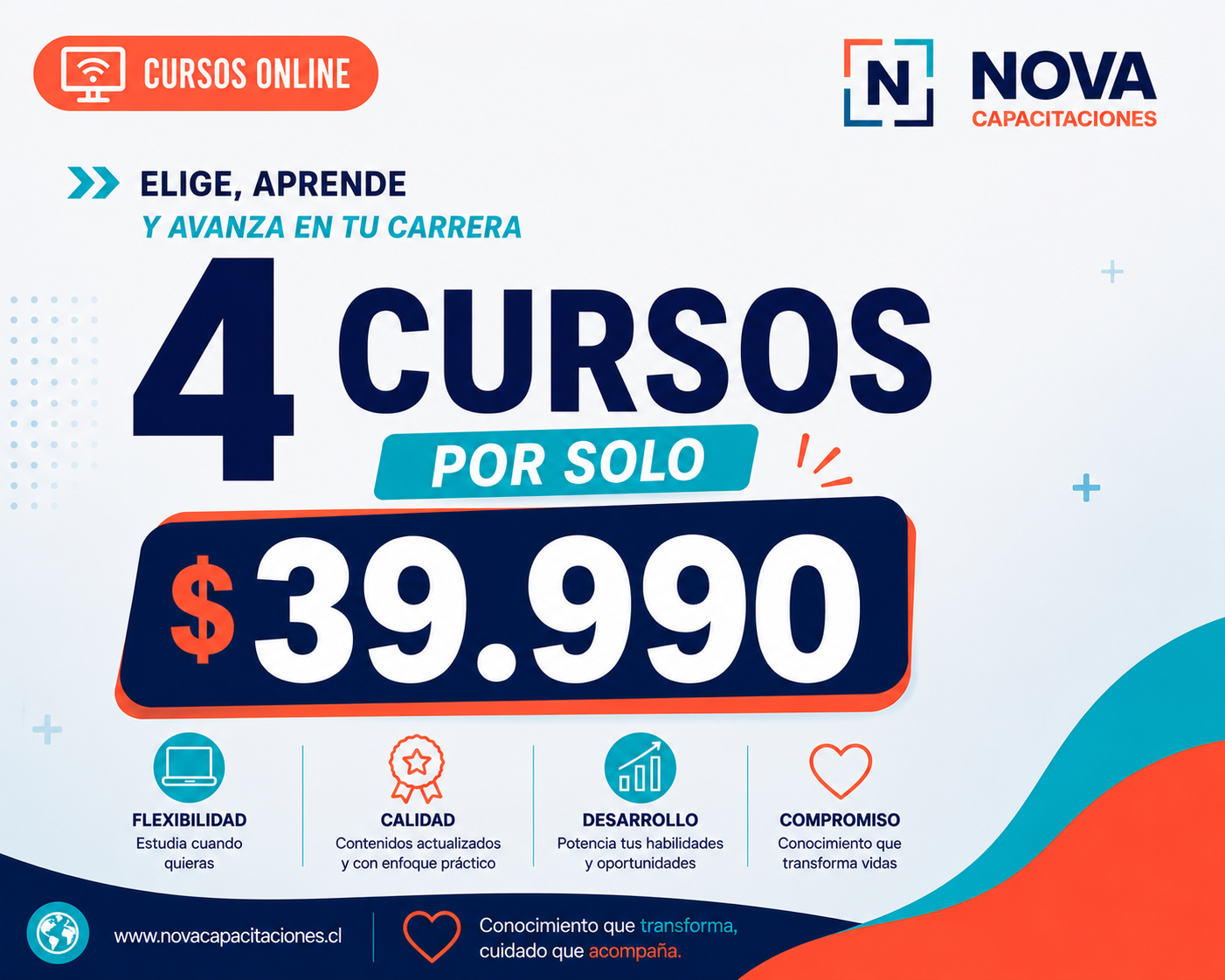 4 CURSOS X 1