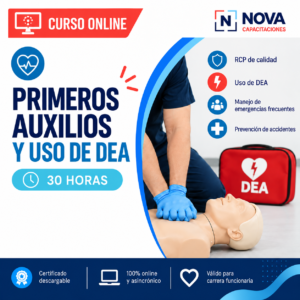 PRIMEROS AUXILIOS Y USO DE DEA 30 HRS